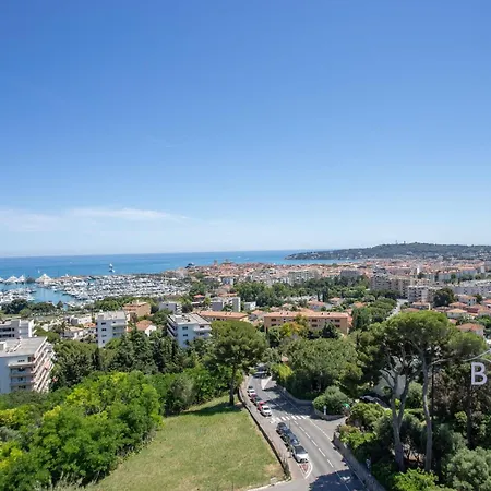 Smart Flat In Sea View Ac Parking And Pool Apartment Antibes