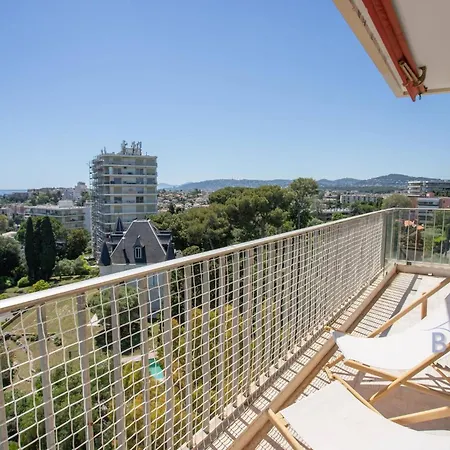 Lägenhet Smart Flat In Sea View Ac Parking And Pool Antibes