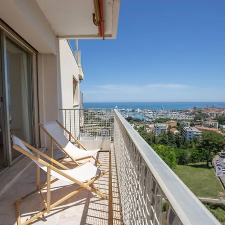 Lägenhet Smart Flat In Sea View Ac Parking And Pool Antibes